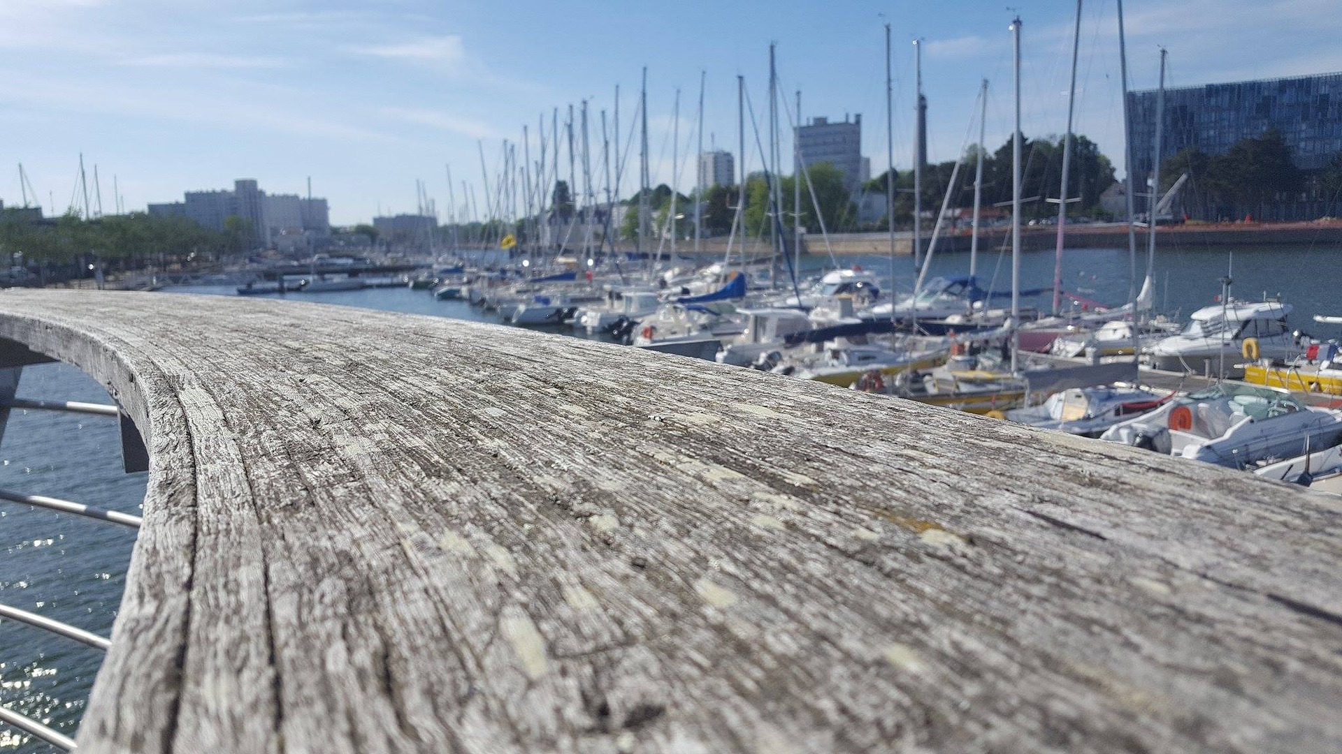Le port de plaisance de Lorient.